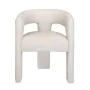 Jofran Gwen Modern Luxury Jacquard Fabric Upholstered Sculpture Armchair - Image 2