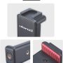 ULANZI ST-07 Phone Tripod Mount with Cold Shoe Mount for Microphone LED Video Light 1/4'' Tripod Screw for iPhone 11/Pro/Pro Max XS Max XR X 8 7 Plus Samsung Galaxy OnePlus Google Pixel Vlog Vlogging - Image 3