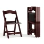 Black Resin Folding Chair (Set of 4) - Image 1