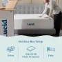 Lucid Refresh Queen Tight Top 14" Medium Firm Gel Memory Foam Mattress with Gel Infusion and Ventilation - Image 6
