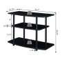 Designs2Go 31.5 in. Light Oak Particle Board TV Stand Fits TVs Up to 37 in. - Image 4