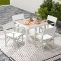 Folding Director Chair with Acacia Wood Frame and Machine Washable Oxford Fabric - Image 4