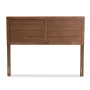Baxton Studio Seren Mid-Century Modern Walnut Brown Finished Wood King Size Headboard - Image 2