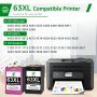 Black Color Ink Cartridges 60XL 61XL 62XL 63XL 64XL 65XL 67XL for HP Printer Lot - Image 5