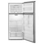 Whirlpool - 28 in. Wide 18 cu. ft. Wide Refrigerator Compatible With The EZ Connect Icemaker Kit - Stainless Steel - Image 2