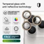 ZAGG - Glass Elite Anti-Reflective Lens Protector for Apple iPhone 17 Pro Max/Pro/16 Pro Max/Pro/15 Pro Max/Pro - Gold Glitter - Image 4