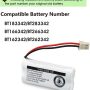 BT162342 BT262342 Cordless Phone Batteries Compatible with BT183342 BT283342 BT166342 BT266342 VTech CS6114 CS6419 CS6719 at&T EL52300 CL80111 Handset Telephone (Pack of 2) - Image 5