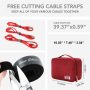 Alena Culian Electronic Organizer Travel Universal Cable Organizer Electronics Accessories Cases for Cable, Charger, Phone, USB, SD Card - Image 2