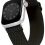 WITHit Black Elastic Band with Slider Closure for 38/40/41mm Apple Watch®, Unisex, Chevron Weave - Image 6