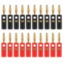 40PCS 4mm Gold Plated Banana Plugs Audio Jack Speaker Wire Cable Screw Connector - Image 6