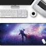 Gaming Mouse Pad, Large Mouse Pad for Desk, XXL Large Big Computer Keyboard Mouse Mat Desk Pad with Non-Slip Base, Waterproof Keyboard Pad with Stitched Edges for School Work Home (Lost in Space) - Image 1