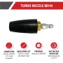 Universal Turbo Nozzle with QC Connections for Hot/Cold Water 4500 PSI Pressure Washers - Image 2