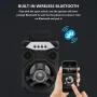 Ikohbadg Portable Bluetooth Speakers With Double Subwoofer Bass, Bluetooth 5.0 Wireless Speaker Support FM Radio, Small Stereo Sound System For Home, Party - Image 6