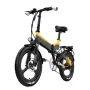 [USA Direct] LANKELEISI G650 48V 14.5AH 400W Folding Moped Electric Bicycle 20*2.4 Inches Off-Tire 80-100km Mileage Range Max Load 120-150kg - Image 1