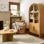 Better Homes & Gardens Lillian Fluted End Table, Natural Pine Finish - Image 3