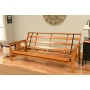 Kodiak Furniture Monterey Queen Solid Wood Futon Frame in Butternut/Brown - Image 1