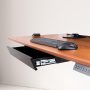 Stand Up Desk Store Add-On Office Sliding Under-Desk Drawer Storage Organizer for Standing Desks | Requires 14" of Front to Back Clearance Beneath Desks and Tables (Black) - Image 6
