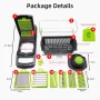 15-In-1 Vegetable Fruit Chopper Cutter Food Onion Veggie Dicer Slicer Kitchen - Image 6