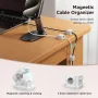 Joyroom 3/6 Pcs Magnetic Cable Clip Cable Holder Adhesive Wire Keeper Cord Cable Organizer for Home Office Under Desk Management - Image 2