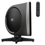 Vornado - Strata Compact Oscillating Floor Fan with Remote, Tower Fan for Whole Room Circulation - Black - Image 1