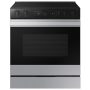 Samsung - 30 in. Wide 5 Elements Bespoke Smart Slide-In Electric Range 6.3 cu. ft. with Air Sous Vide & Air Fry - Stainless Steel - Image 1