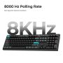 Keychron - Q6 Ultra 8k 100% Custom Brown Switch Mechanical Gaming Keyboard with Programmable ZMK Launcher Software - Black - Image 3