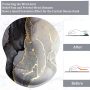 Mouse Pad with Wrist Support, Pain Relief Ergonomic Mouse Pad, Comfortable Durable Computer Mouse Pad Wrist Rest with Non-Slip PU Base for Home Office Working Gaming (Art Faces) - Image 3