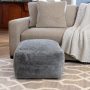 Bristol Faux Fur Pouf - Image 2