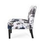 Kassi Traditional Multi-Colored Fabric Accent Chair - Image 5