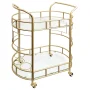 Better Homes & Gardens Fitzgerald Gold Metal Bar Cart - Image 1