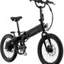 Lectric eBikes - XP Lite2 Foldable Long-Range Belt Drive eBike: 80 miles Max Operating Range & 20 mph Max Speed - Unisize - JW Black - Image 1