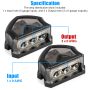 1 x 0 Gauge input 3 x 0 Gauge Output Audio Power Ground Amp Distribution Block - Image 4