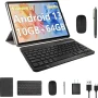 YQSavior CP20 10.1'' 10GB RAM 64GB ROM 1.8GHz Quad-core Processor Android 13 2 in 1 Wifi Tablet, Black - Image 1