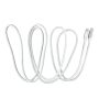 White 5ft USB-C to Type-C Cable Fast Charger USB Cord Power Wire for Smartphones - Image 3