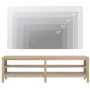 TV Stand for 75 Inch TV Stands, Media Console Entertainment Center Television Table with Open Shelves for Living Room, Oak 70 inch - Image 5