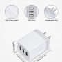 Wall Charger USB Charger Adapter 3.1A/3Pack Muti Port Fast Charging Station | Power Charge Base Block Plug for iPhone 17 16 15 14 13 12 Pro/SE/11Pro Max/Plus, Samsung S21/S10/S9, Kindle Fire USB Plug - Image 3