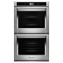 KitchenAid - Smart Oven+ 30" Built-In Double Electric Convection Wall Oven - Stainless Steel - Image 1