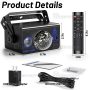 Party Lights Dj Disco Ball Light, LED Stage Strobe Lights Sound Activated wit... - Image 5
