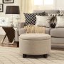 Convenience Concepts Designs4Comfort Round Ottoman - Image 6
