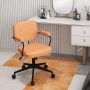 PU Leather Office Chair with Rocking Backrest and Ergonomic Armrest - Image 1