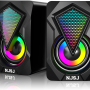 Altavoces De Juego RGB Con Alimentacion USB Para Monitor De Computadora Portatil - Image 1