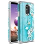 LG Stylo 4 Case, LG Stylo 4 Plus Case, Rosebono Slim Hybrid Dual Layer Shockproof Hard Cover Graphic Fashion Cute Colorful Silicone Skin Cover Armor Case for LG Stylo 4+ (White Marble) - Image 6
