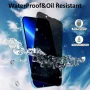 Xihaiying iPhone 13 Pro Privacy Screen Protector + Camera Lens Protector, Anti Spy Case Friendly Tempered Glass 9H Black - Image 4