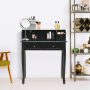 Writing Desk 2-Tier Vanity Desk Computer Desk with 4 Drawers - Image 6