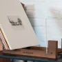 Crosley Wood Vinyl Record Storage Display Stand (Holds Up To 30 Records) - Modern Audio Turntables - Image 1