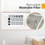 Whirlpool - 150 Sq. Ft 5,000 BTU 115V Window-Mounted Air Conditioner - White - Image 2