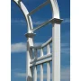49"L x 24"W x 92"H Vienna Vinyl Arbor, White, VA68144 - Image 4