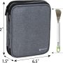 Yarwo Carrying Bag Compatible with Cricut Accessories, Organizer Case for Craft Pen Set and Basic Tool Set Storage, Gray Color, Bag Only - Image 2