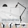 IXTECH Boom Arm - Adjustable 360 Rotatable Microphone Arm - Sturdy Stainless Steel Mic Arm Desk, Table Stand - Foldable Scissor Arm - Stable Microphone Mount Arms for Radio Studio, Podcast, Gaming - Image 2