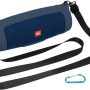 co2CREA Silicone Travel Case Replacement for JBL Charge 4 Waterproof Bluetooth Speaker (Blue Case) - Image 2